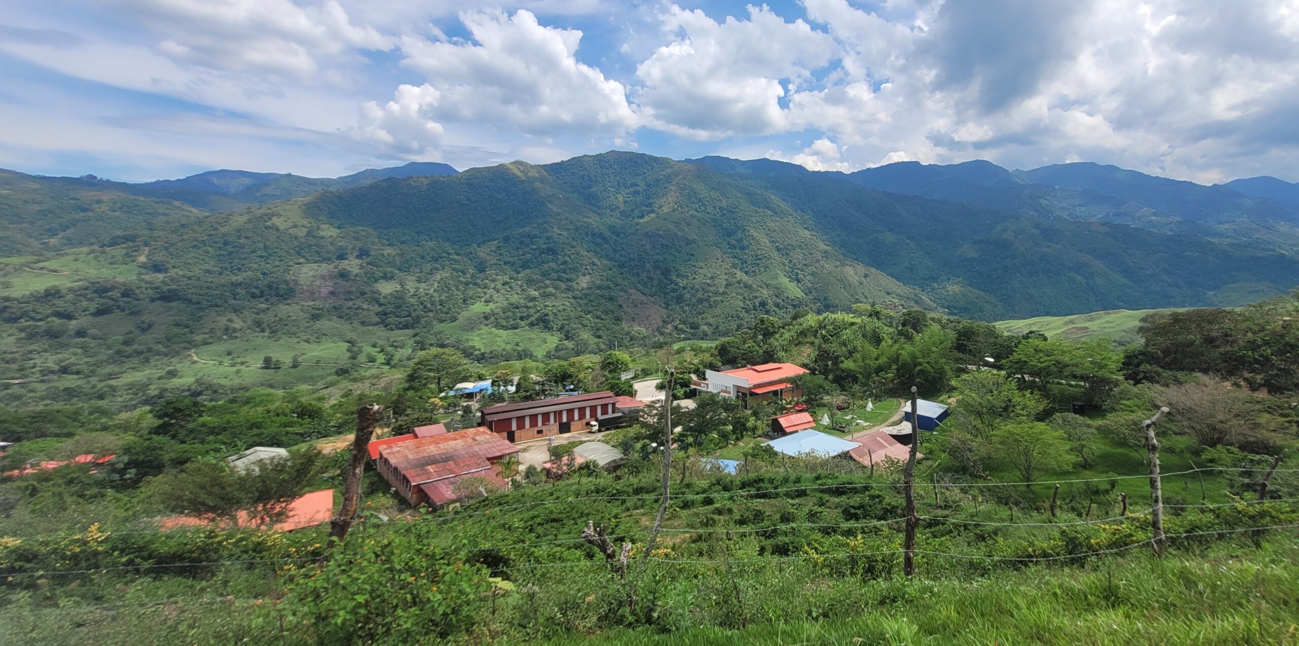 ASOPEP facilities dot the landscape in the town of Planadas located southwest of the city of Cali, Colombia. Credit: Root Capital.