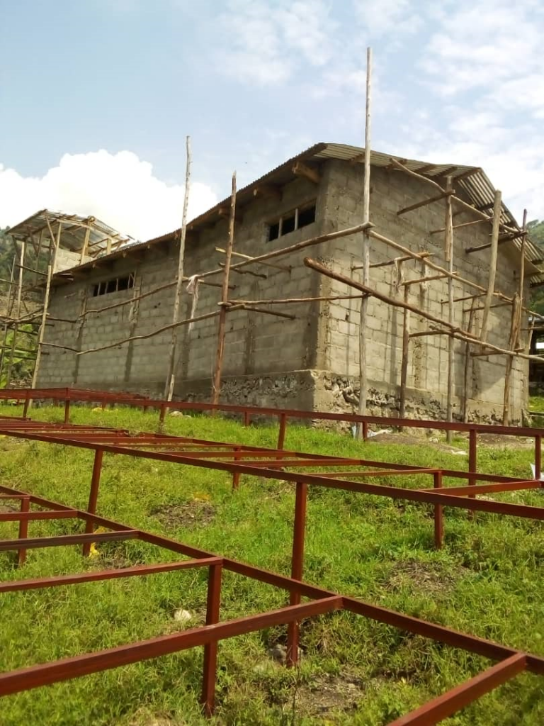 The reconstruction of RWH’s washing station and storage facility. Credit: Root Capital